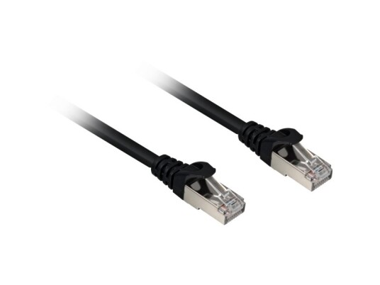 Sharkoon Koblingskabel Rj-45 Hann Til Rj-45 Hann 1 M Cat 6A Svart