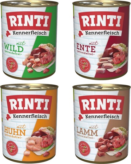Rinti Våtfôr Kennerfleisch Mix 2 4 Sorter 24 X 800 G Rinti Våtfôr Kennerfleisch Mix 2 4 Sorter 24 X 800 G
