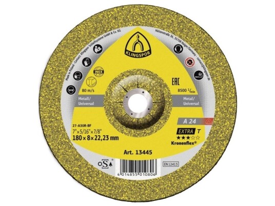 Klingspor Skrubbskive A 24 Extra T 180x22.23mm 10 Stk