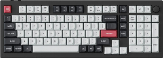 Keychron Q5 He 96% Rgb Hotswap Iso Tastatur Nebula Linear Svart