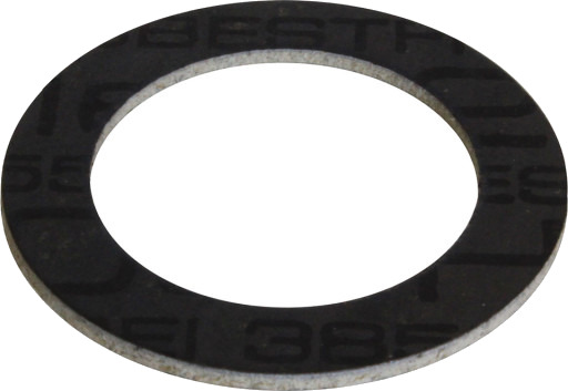 10 stk Tubman grafittfiberpakning, 18x12x2 mm, 1/2", 10 stk.
