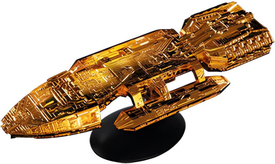 Battlestar Galactica  Limited Edition Gold Classic Galactica Gold DieCast 10.5" Ship
