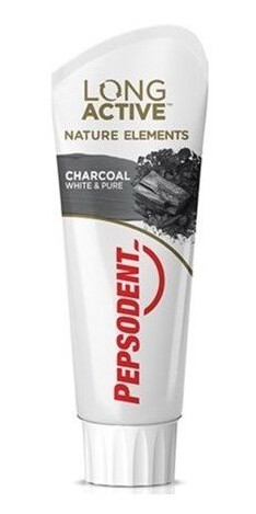 Pepsodent Long Active Nature Elements Charcoal Tandkräm 75 ml Pepsodent Long Active Nature Elements Charcoal Tandkräm 75 ml