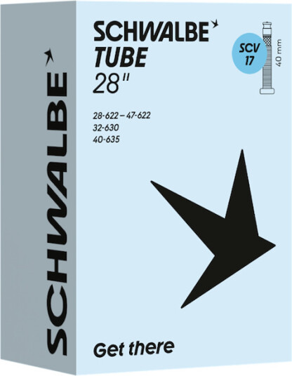Schwalbe slange 700 x 28-47c 40mm SCV Clik ventil SCV17A Schwalbe slange 700 x 28-47c 40mm SCV Clik ventil SCV17A