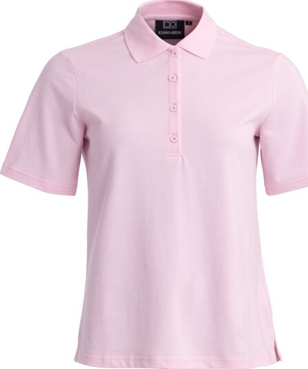 Bogeys & Birdies W Cotton Mix Classic Button Golf pologenser dame Lt Pink Large Bogeys & Birdies W Cotton Mix Classic Button Golf pologenser dame Lt Pink Large