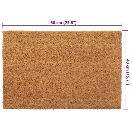 Dørmatter 5 stk naturlig 40x60 cm tuftet kokosfiber 8721012225244