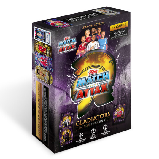 Topps Mega Tinn – Match Attax Gladiators 2025/26 – Battlers