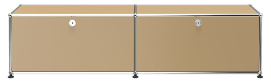 Usm - Usm Haller Media 218 - Usm Beige - Tv-Benker - Fritz Haller,Paul Schärer - Beige - Metall