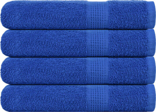 vidaXL Håndklær FROGN 4 stk blå 100x200 cm 360 gsm vidaXL Håndklær FROGN 4 stk blå 100x200 cm 360 gsm