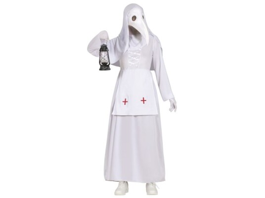 Fiesta Hvid Pestdoktor Kostume Fiesta Hvid Pestdoktor Kostume