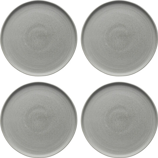 Scandi Living Sandsbro middagstallerken lysegrå Ø26 cm 4 pk