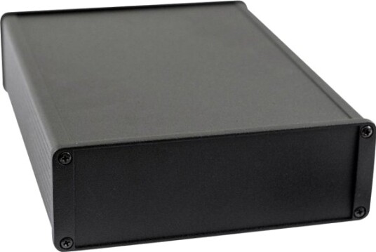 Hammond Electronics 1457T2201EBK 220 × 165 × 55 mm Aluminium Sort Kabinett
