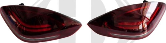 Baklyssett DIEDERICHS 2050290