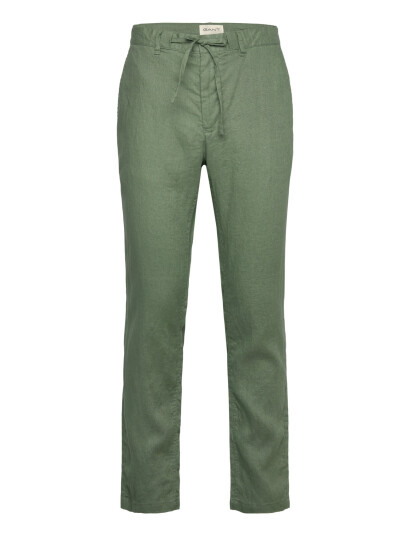 GANT Relaxed Linen Ds Pants - Green - XXL