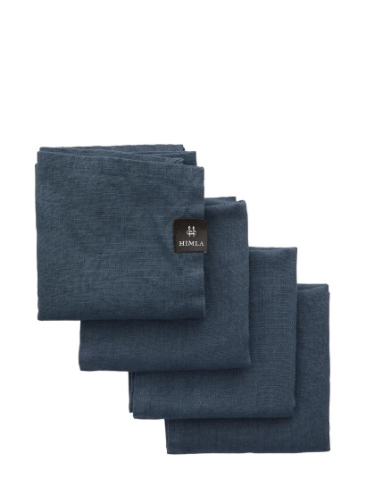 Himla Sunshine Napkin 4-Pack - Blue - 45X45CM