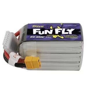 Tattu Funfly 1550mAh 22,2V 100C 6S1P XT60 batteri