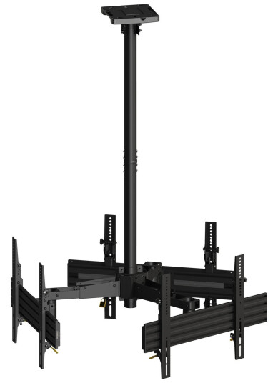 Multibrackets M Ceiling Mount Pro MBC3U monteringssett - for 3 LCD-skjermer - svart