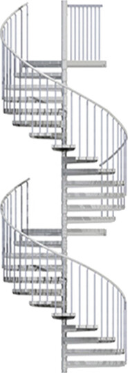 Scalant Scarvo L Spindeltrappe m/ 2 trekantede platforme Ø225 cm 5,40 5,84 Scalant Scarvo L Spindeltrappe m/ 2 trekantede platforme Ø225 cm 5,40 5,84