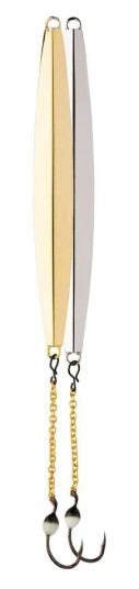 VMC Slim-Finn Pimpel 70 mm, 7 gram - gull/sølv