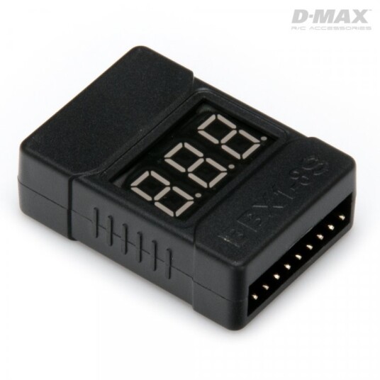DynoMAX 9420 Lithium Voltage Cell Checker with Alarm 1-8s DynoMAX 9420 Lithium Voltage Cell Checker with Alarm 1-8s
