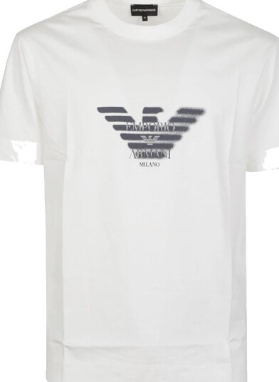 Emporio Armani Herre Topper Hvit L,