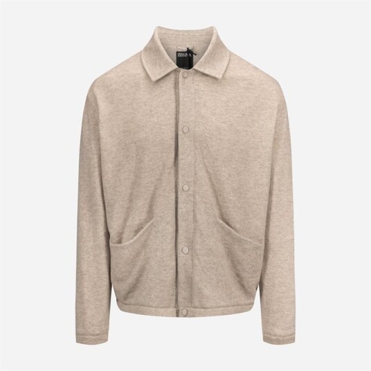 Zegna Cardigan 262 Md Bge Sld Zegna Cardigan 262 Md Bge Sld