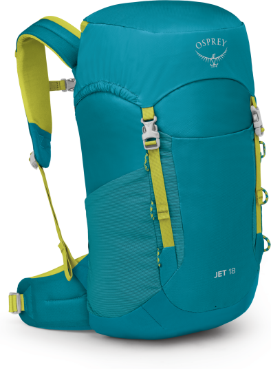 Osprey Jet 18 ryggsekk barn Blue Spikemoss 2025