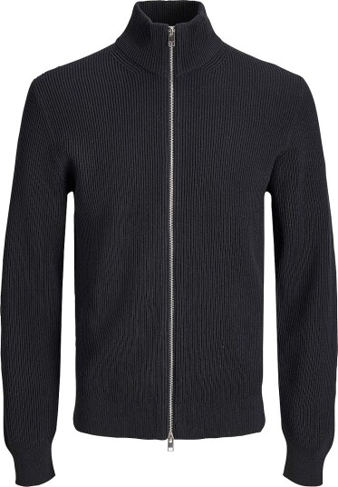Jack & Jones Plus Kardigan Jjeperfect Knit Full Zip Cardigan S Svart
