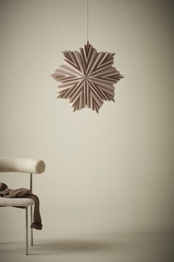 Atria julestjerne ø 56 cm Pudderbeige