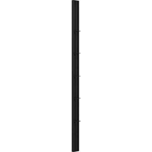 Dansani Match Tower dusjhylle, modell D, 10 cm, sort profil black 197.5 x 10 x 3.3 cm