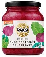 Biona Organic sauerkraut med rødbeter Ø – 350 g Biona Organic sauerkraut med rødbeter Ø – 350 g