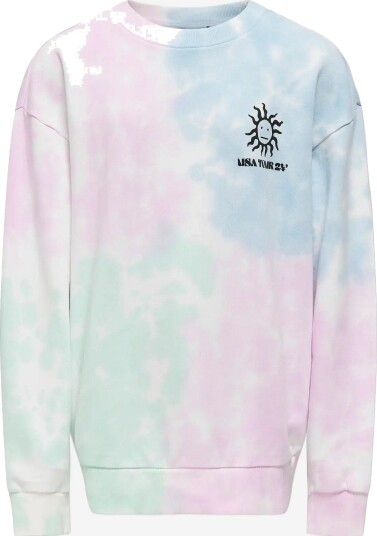 ONLY & SONS Osjkalle Loose Ls Tie Dye Sweat Ub Swt CLOUD DANCER 170 176