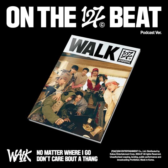 NCT 127 Walk Podcast Version incl. Photobook Sticker Pack Folded Poster + Photocard CD