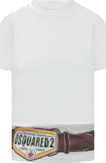 Dsquared2 Dame Topper Hvit S, Dsquared2 Dame Topper Hvit S,