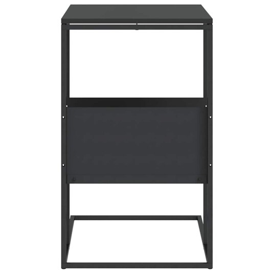 vidaXL Sidebord svart 55x36x59,5 cm konstruert tre