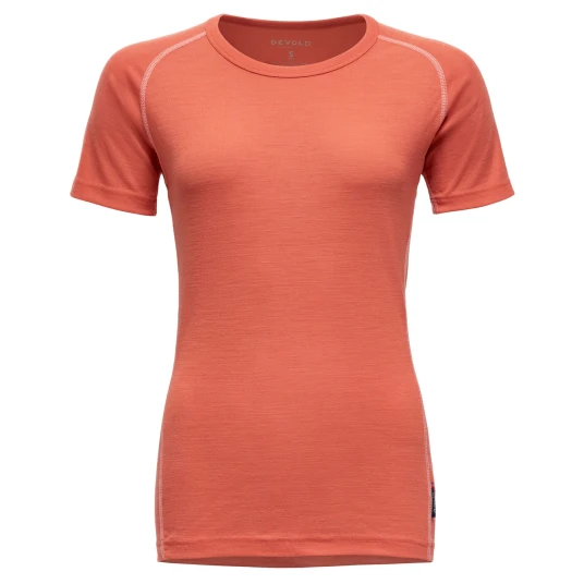 Devold Lauparen Merino 190 Base Tee Wmn Coral L Devold Lauparen Merino 190 Base Tee Wmn Coral L