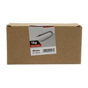Gjerdekrampe 45x4,5mm 1kg ca 83 Gjerdekrampe 45x4,5mm 1kg ca 83