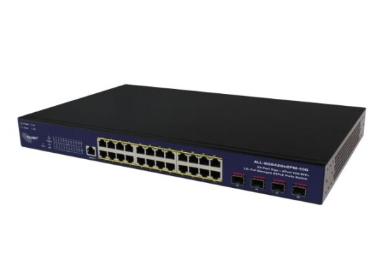 Allnet Switch Smart Managed Layer2 28 Port• 24X 1 Gbe• Poe Budget 400W• 4X Sfp+• 19""• - Switch - 128 Gbps (All-Sg8428v2fpm-10G)