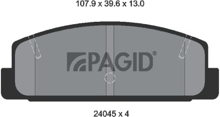 PAGID T1428N Bremseklosser PAGID T1428N Bremseklosser