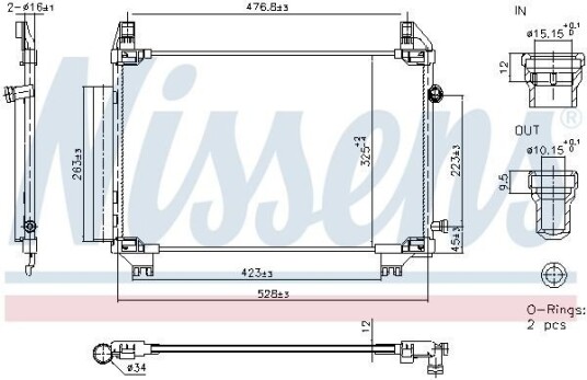 Kondensator NISSENS 940943