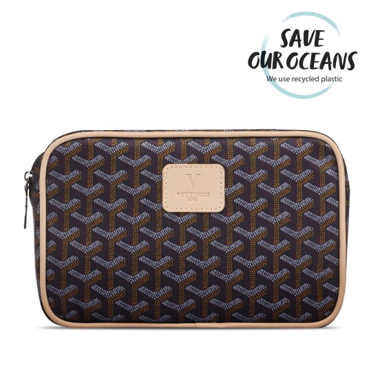 Vittorio Mens Washbag Graphic Print