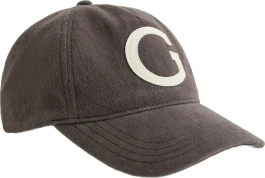 Gant G Badge Moleskin Cap Grey ONE SIZE