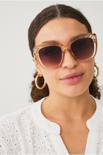 Ellos Collection Klassiske Chunky solbriller Orange Ellos Collection Klassiske Chunky solbriller Orange