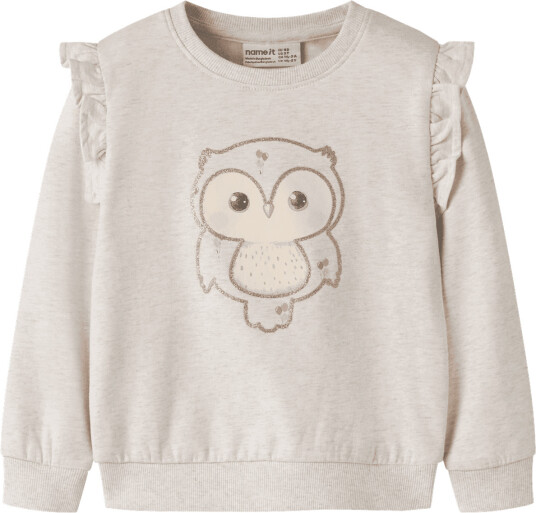 Name It Nmfnilda sweatshirt til småbarn Peyote Melange (104) 104 Name It Nmfnilda sweatshirt til småbarn Peyote Melange (104) 104