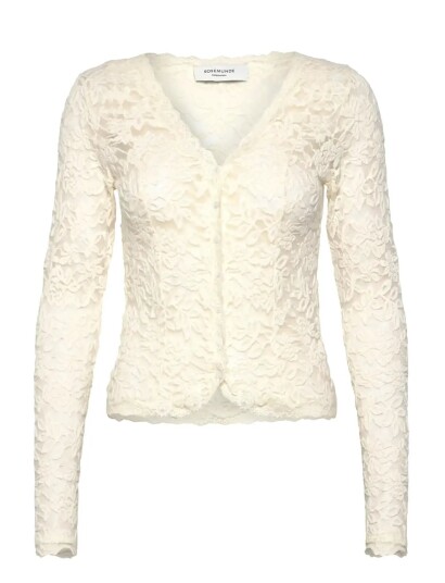 Rosemunde Rwdelicia Lace Ls Cardigan Cream L