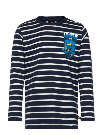 LEGO KIDSWEAR Lwtaffy 602   T Shirt L/S |Marinblå |104