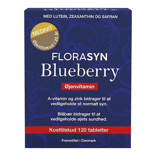 Florasyn Blueberry - 120 Tabletter Florasyn Blueberry - 120 Tabletter