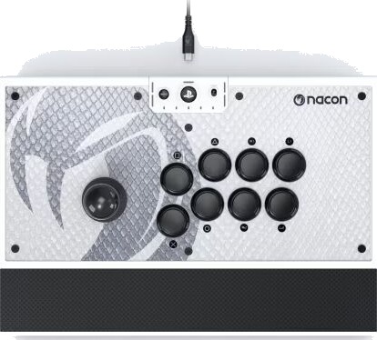 NACON DAIJA Arcade Stick Speciell PC PlayStation 4 PlayStation 5 Dela-knapp Kabel USB Svart Vit NACON DAIJA Arcade Stick Speciell PC PlayStation 4 PlayStation 5 Dela-knapp Kabel USB Svart Vit