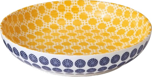 Cilio   AMICI skål 75 cl 21 cm prikker