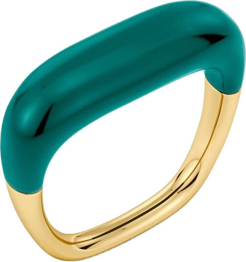 Edblad Lore Ring Gold/Green   Green   M